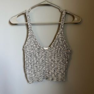 Knit crop top